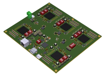 FPGA system board for hardware acceleration and signal processing applications