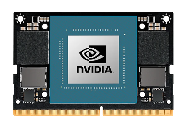 Jetson Orin NX SoM used as the compute core in custom AI vision carrier board designs NVIDIA Jetson Orin NX system-on-module for AI vision platforms