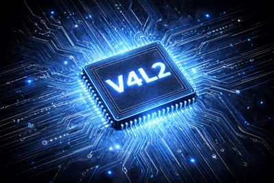 V4L2 Video4Linux2 microchip symbolizing Linux video subsystem