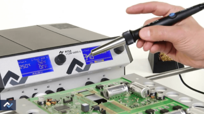 Professional soldering and reflow tools in ATEH.tech lab